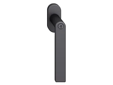 FSB 34 1244 - Aluminium window handle with lock on rose _ FSB