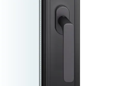 FSB 34 1289 - DK aluminium window handle on rose _ FSB
