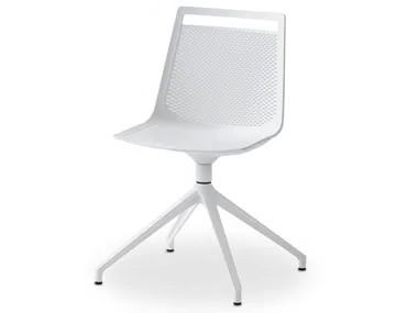 AKAMI U - Swivel trestle-based chair _ GABER