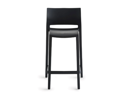 BAKHITA 76 - High stackable stool with footrest _ GABER