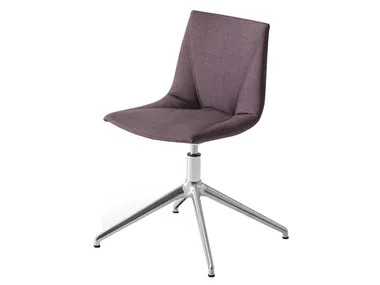 COLORFIVE WRAP L - Swivel upholstered with 4-spoke base chair _ GABER
