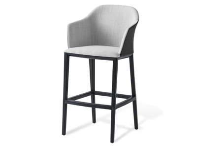 MANAA 69/79 - High stool with armrests with back _ GABER