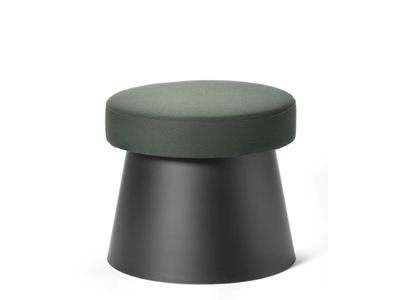 SALT - Upholstered technopolymer stool _ GABER