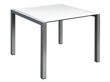 SPACE - Square aluminium table _ GABER