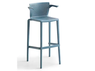 SPYKER STOOL B - High technopolymer stool with armrests _ GABER