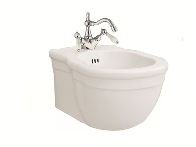 CAPRI - Wall-hung ceramic bidet with overflow _ Gaia Mobili