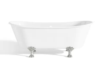 PRIMROSE - Freestanding cast iron bathtub on legs _ Gaia Mobili