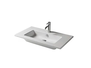 EDEN - 81 CM - Rectangular ceramic washbasin _ GALASSIA