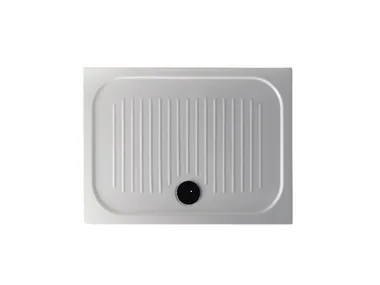 H6 - FLAT - 75 x 100 - Anti-slip rectangular shower tray _ GALASSIA