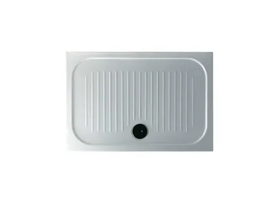 H6 - FLAT - 75 x 110 - Anti-slip rectangular shower tray _ GALASSIA
