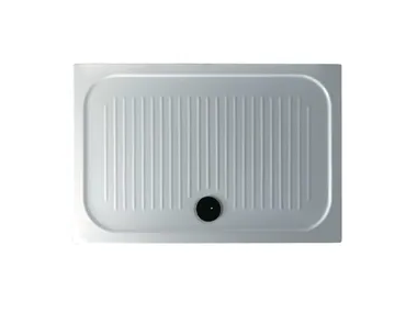 H6 - FLAT - 80 x 120 - Anti-slip rectangular shower tray _ GALASSIA