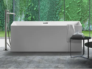 QUADRA - Rectangular acrylic bathtub _ GALASSIA
