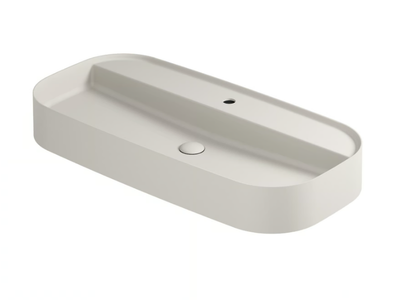 SMART B 7410 - Countertop rectangular ceramic washbasin _ GALASSIA