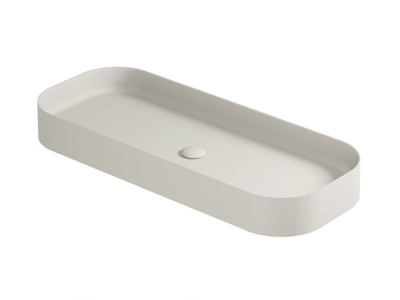 SMART B 7411 - Countertop rectangular ceramic washbasin _ GALASSIA