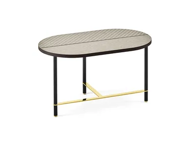 COOKIES - Oval wooden coffee table _ Gallotti&Radice