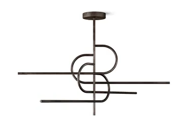 KEY-TO-HEAVEN FIX - LED brass ceiling lamp _ Gallotti&Radice