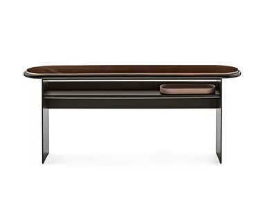 SENSEI CONSOLE - Wood and glass console table _ Gallotti&Radice