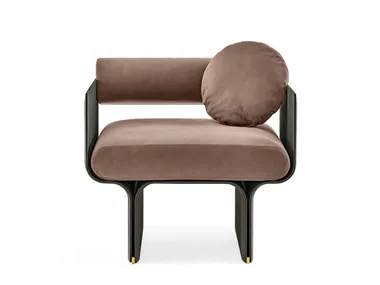 STAMI LOUNGE - Armchair with removable cover _ Gallotti&Radice