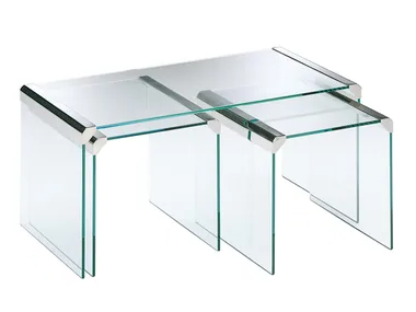 T35R - Crystal coffee table for living room _ Gallotti&Radice
