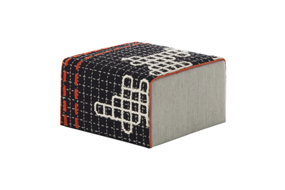 BANDAS D - Upholstered fabric pouf _ GAN