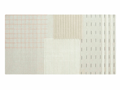 LAN NATURAL - Rectangular wool rug _ GAN