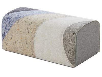 NUANCES VOLCANO - Upholstered rectangular pouf _ GAN