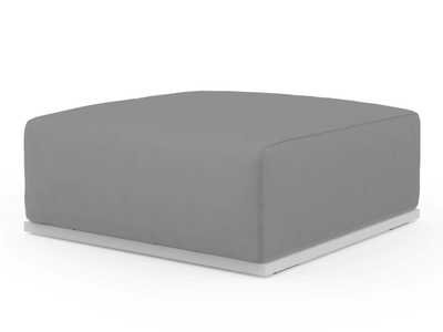 BOSC - Square fabric garden pouf _ GANDIABLASCO