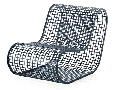 BUIT - Rocking aluminium garden armchair _ GANDIABLASCO