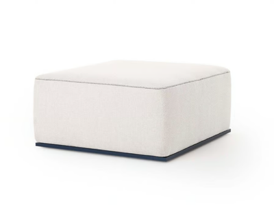 ISLABLANCA - Square fabric garden pouf _ GANDIABLASCO