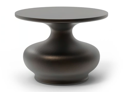 DORIS - Round fiberglass coffee table _ GANSK
