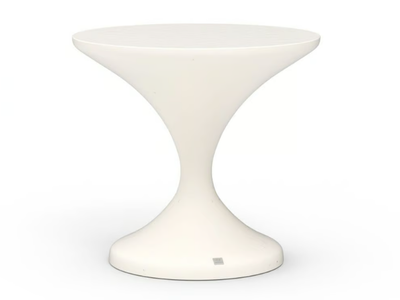LYA - Round fiberglass garden side table _ GANSK