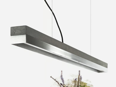 [C1] DARK STAINLESS STEEL - LED stainless steel pendant lamp _ GANTlights