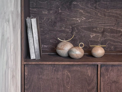 BOLA SABAO - Soapstone centerpiece _ Gardeco Objects