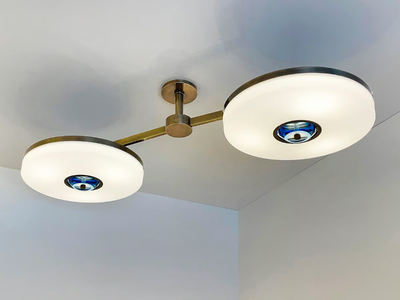 IRIS N2 - Acrylic ceiling lamp _ GASPARE ASARO