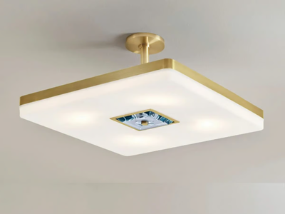 IRIS SQUARE - Acrylic ceiling lamp _ GASPARE ASARO