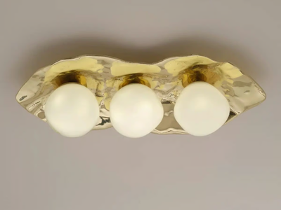 SHELL - LED handmade Murano glass and metal ceiling lamp _ GASPARE ASARO