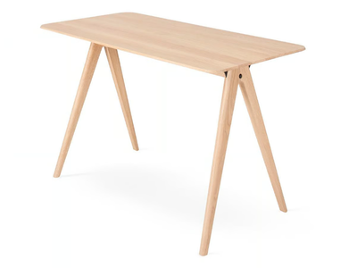 AVA - Rectangular oak writing desk _ GAZZDA