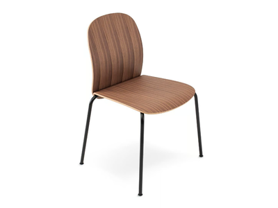 BOOK - Stackable walnut chair _ GAZZDA