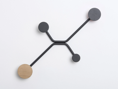 HOOK - Wall-mounted steel coat rack _ GAZZDA