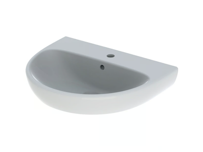 SELNOVA - Vitreous China washbasin with overflow _ Geberit