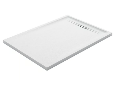 SESTRA - Anti-slip rectangular Resin Stone shower tray _ Geberit