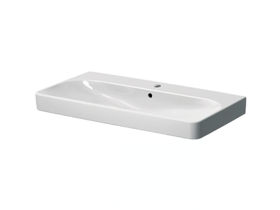 SMYLE SQUARE - Single Vitreous China washbasin _ Geberit