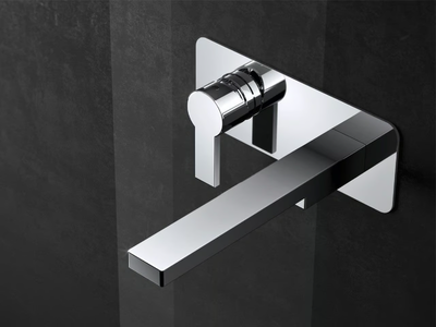 JAGO - Wall-mounted single handle washbasin mixer _ GEDA