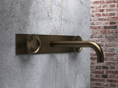 TIBÒ - 3 hole wall-mounted washbasin tap _ GEDA