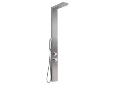 CASCADE 00 - Wall-mounted multifunction shower panel with waterfall _ GEDY