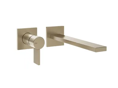INVERSO DIAMANTATO - Wall-mounted chromed brass washbasin mixer _ Gessi