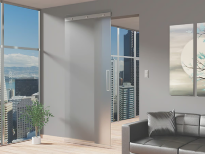KRYPTOS - Anodized aluminium sliding door track _ GH ITALY