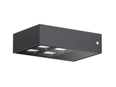 MAXICOMPATTO DARK - LED aluminium wall lamp _ Ghidini Lighting