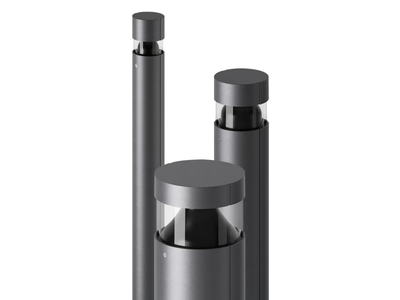 TONDO DARK - LED aluminium bollard light _ Ghidini Lighting