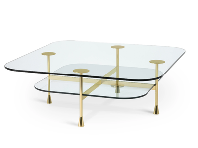 DA VINCI - Square crystal coffee table _ GHIDINI1961